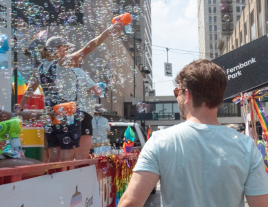 The Cincinnati Pride Parade, 7th Street & Plum