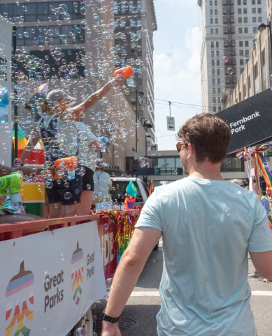 The Cincinnati Pride Parade, 7th Street & Plum