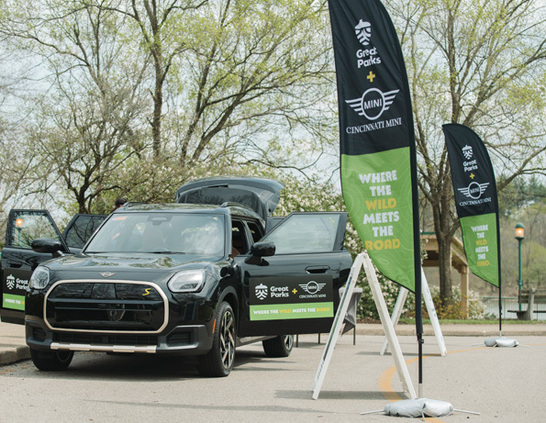 a black car with its hood open