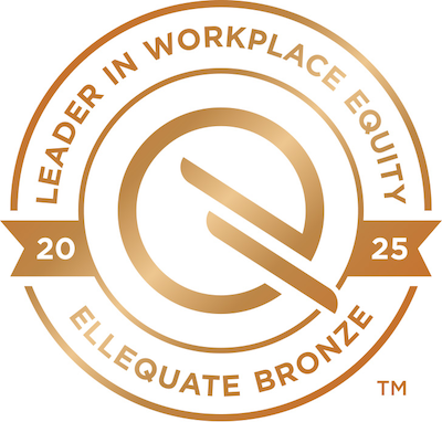 Badge image for leader in workplace equity - bronze level