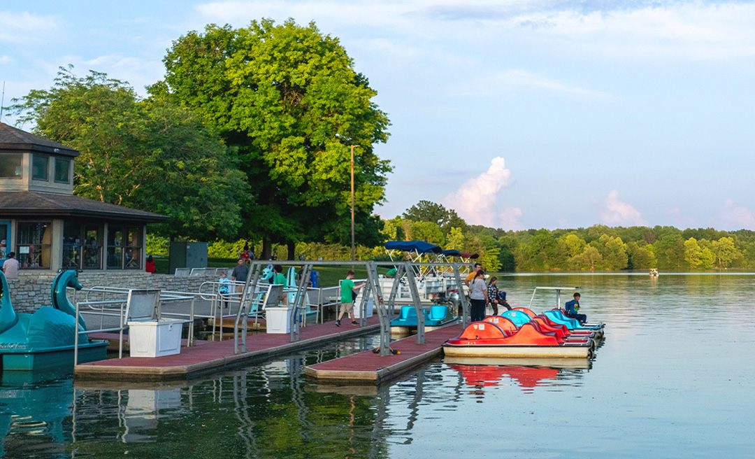 The boathouse at Miami Whitewater Forest