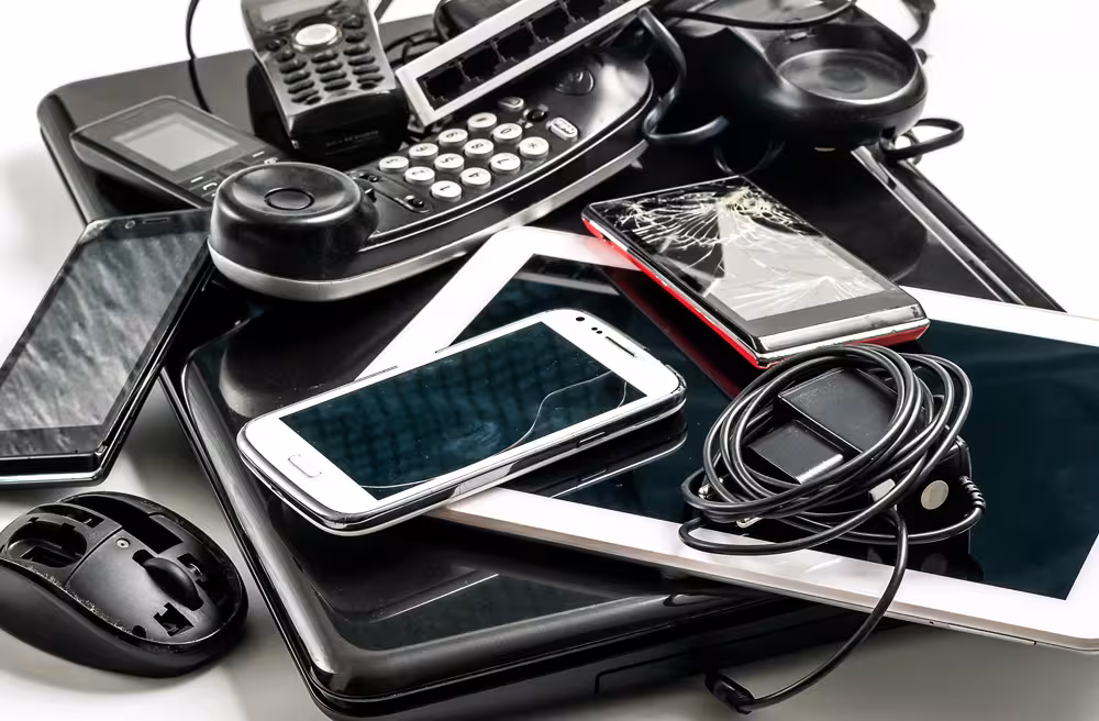 a group of phones and a phone