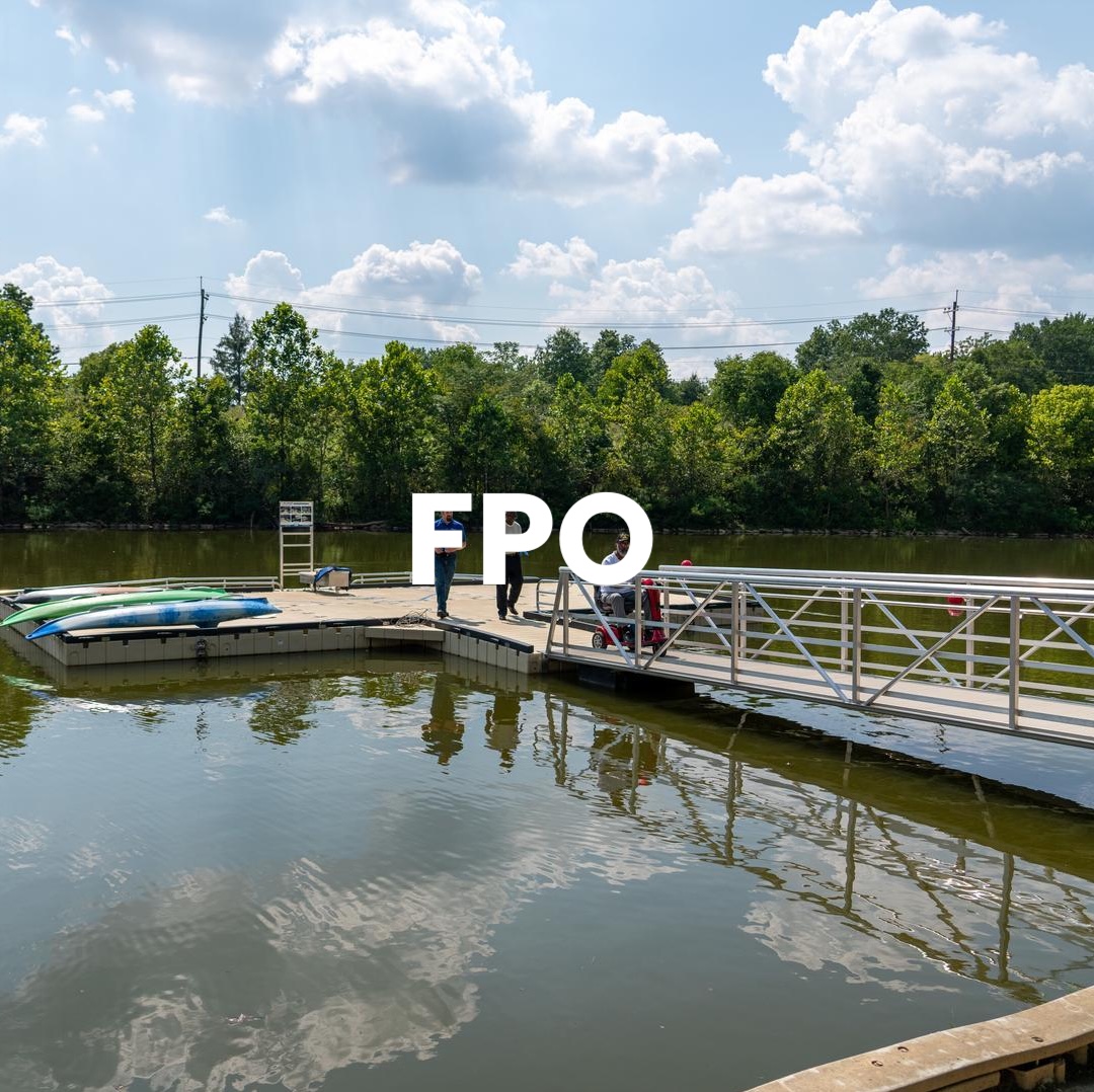 The accessible canoe/kayak launch at Winton Woods